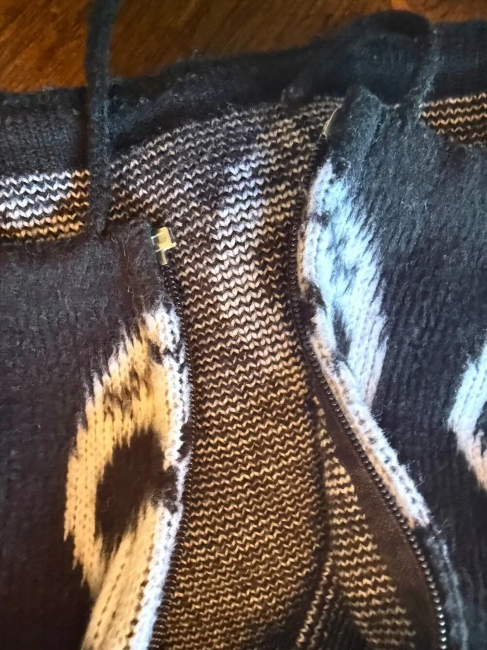 TEJIDOS RUMINAHUI Jack Skellington Nightmare Before Christmas Wool Sweater L/XL - Picture 7 of 9